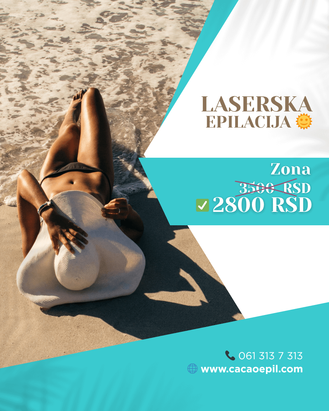 Laserska epilacija Akcija